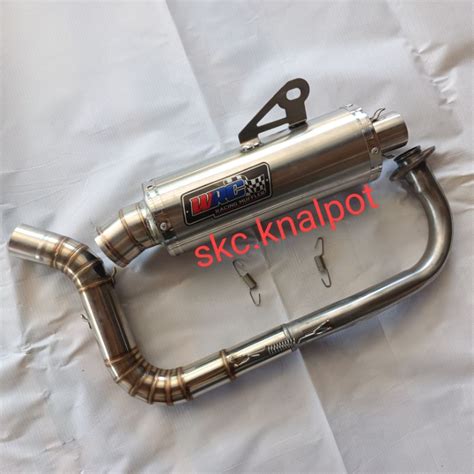 Jual Kenalpot Racing WRC Inlet 38 Samlong Kobra All Matic Beat Mio