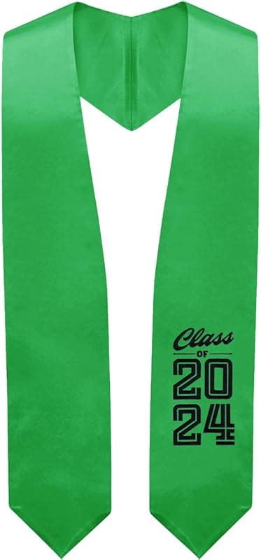 Graduation Stole Class Of 2024 With Classic Tips Unisex Adult 62 Long Graduation Sash