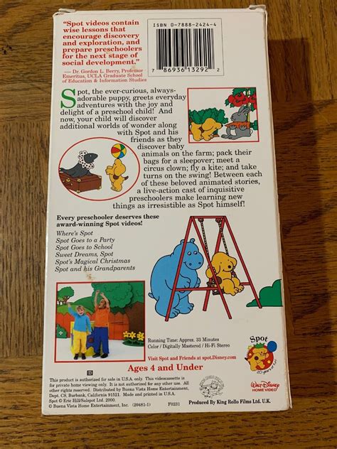 Spot Goes To The Farm Vhs Ebay