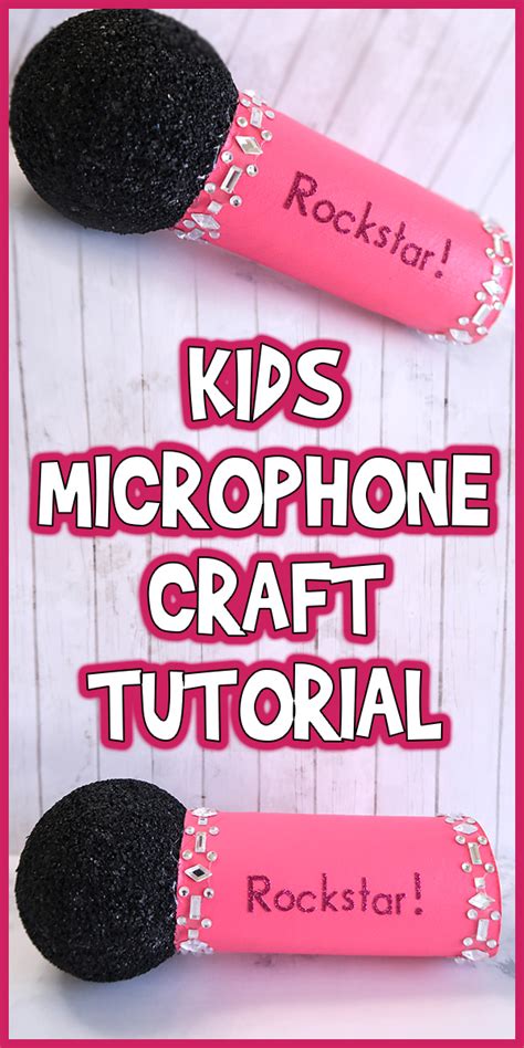 Kids Microphone Craft Tutorial | Woo! Jr. Kids Activities : Children's Publishing