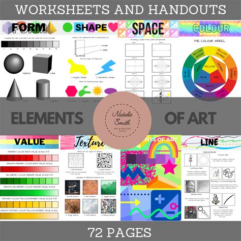 Elements Of Art Texture Worksheets • Teacha