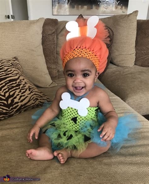 Baby Pebbles Costume No Sew Diy Costumes