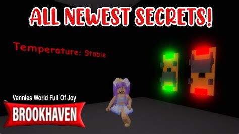 😱😱 All Newest Secrets In Brookhaven Roblox Brookhaven Rp Secrets And