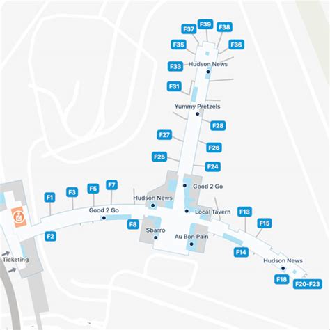 Philadelphia Airport Map | PHL Terminal Guide