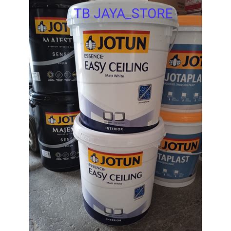 Jual JOTUN ESSENCE EASY CEILING 18L CAT PLAFON JOTUN EASY CEILING WHITE