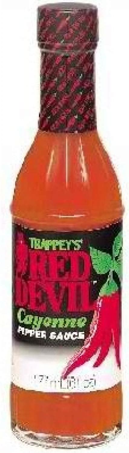 Trappeys Red Devil Cayenne Pepper Sauce 177 Mililitres 6 Fl Oz