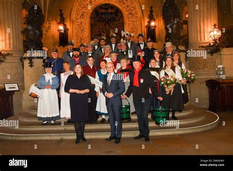 Neujahrsempfang Des Senats Im Hamburger Rathaus Hamburgo Fotografías E