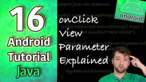 Android App Development Tutorial 16 OnClick View Parameter Explained