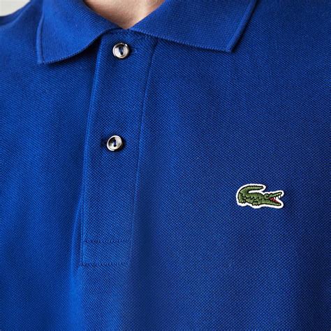 Lacoste Caiman Polo Met Korte Mouwen Blauw Dressinn