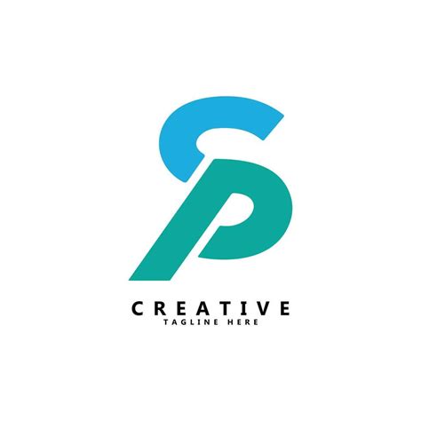 SP letter creative logo design 34748265 Vector Art at Vecteezy