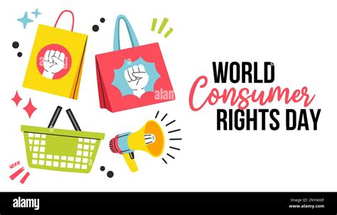 World Consumer Rights Day March 15 Holiday Concept Template For