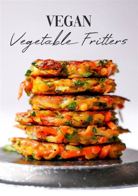 Easy Vegan Vegetable Fritters (Healthy)