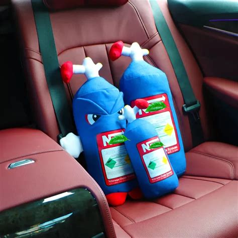 Botella De Xido Nitroso Para Decoraci N De Coche Juguetes De Peluche