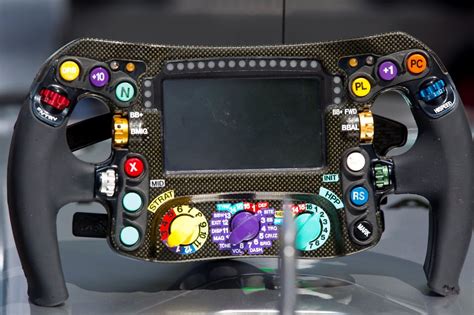 An F1 Car's Steering Wheel Is as Complex as the Rest of It