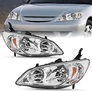 Amazon SOCKIR Headlight Assembly Pair Replacement For 2004 2005