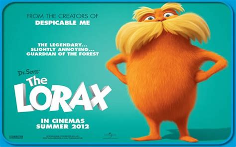 THE LORAX movie release July 2012