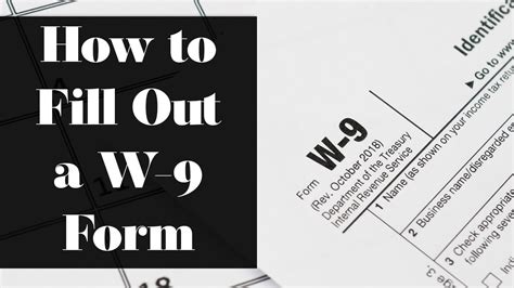 Independent Contractor FAQ How To Fill Out A W 9 Form YouTube