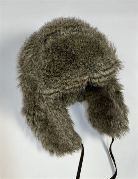 Archival Clothing Y2k Mohair Ushanka Hat Rare Streetwear Fur Fuzzy Alt