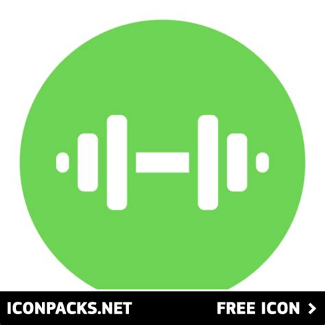 Free Fitness Gym Green Circular Sign Svg Png Icon Symbol Download Image