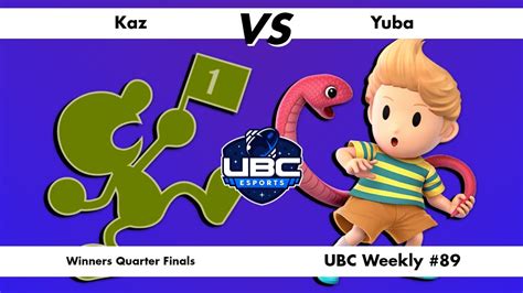 UBC Weekly 89 Winners Quarter Finals Kaz Mr Game Watch Vs