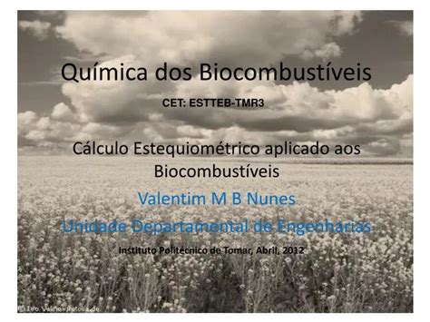 PPT Química dos Biocombustíveis PowerPoint Presentation free