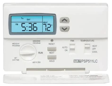 Lux Tx E Programmable Thermostat Instruction Manual