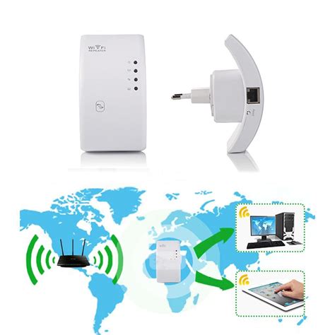 Amplificator Semnal Wireless Wifi Repeater 300 Mbps Wlan 2 4 Ghz Alb Emag Ro