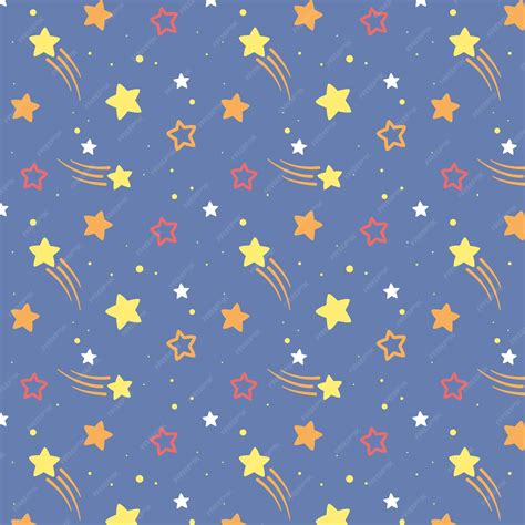 Free Vector | Hand drawn star pattern illustration