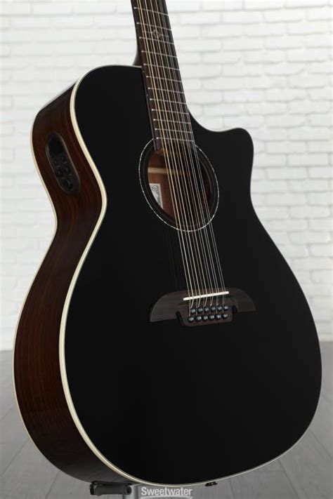 Alvarez Ag70ce 12 String Acoustic Electric Guitar Black Sweetwater