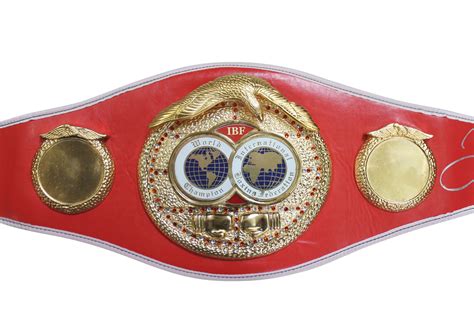 Lot Detail - Floyd Mayweather Jr. Signed IBF Replica Belt (BAS/Beckett)