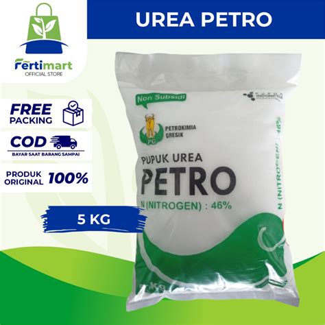 Jual Fertimart Pupuk Urea Petro 5 Kg Non Subsidi Pupuk Nitrogen