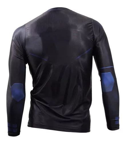 Playeras Licra Deportiva Nightwing Superman Marvel Fitness En Venta En