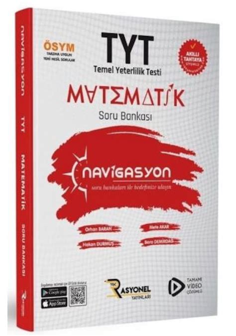 Rasyonel Yayınları Tyt Matematik Soru Bankası Navigasyon Fiyatları ve