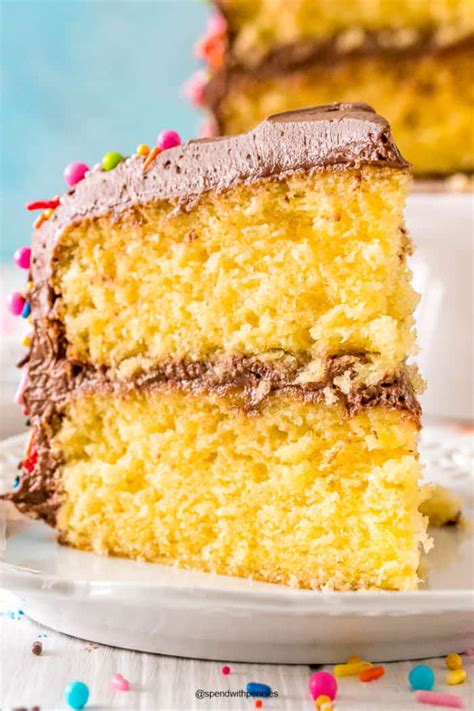 Yellow Cake Spend With Pennies