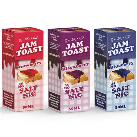 Saltnic Jam Toast Strawberry Salt Nic Ml