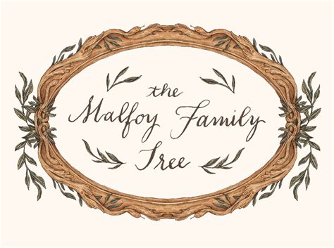 Harry Potter Malfoy Family Tree