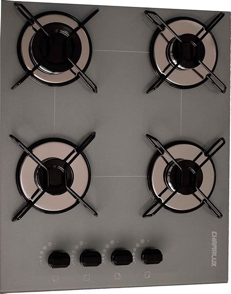 Cooktop 4 Bocas Ultra Chama Prata Chapa Chamalux MadeiraMadeira