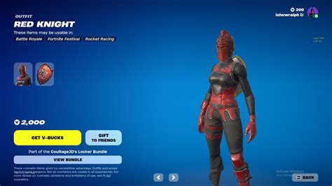 RED KNIGHT IS BACK Fortnite Item Shop December 4th 2023 YouTube