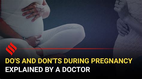 Do S And Don Ts During Pregnancy Explained By A Gynaecologist YouTube