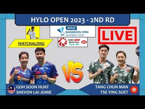 GOH SH SHEVON LAI vs TANG CM TSE YS LIVE Hylo Open 23 海洛公开赛