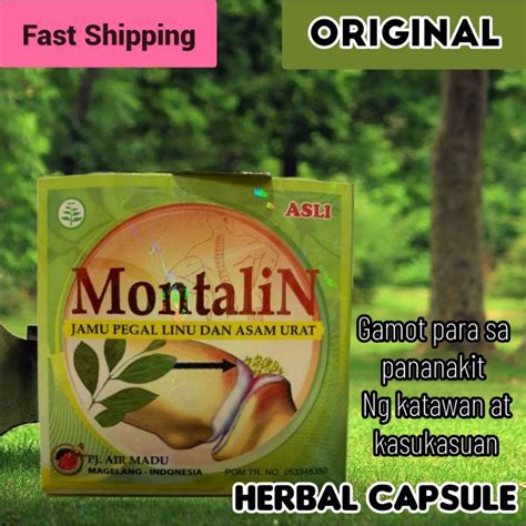 MONTALIN HERBAL CAPSULE 1 BOX ORIGINAL Shopee Philippines