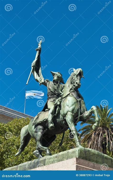 Manuel Belgrano, Creator of the Argentinian Flag. Stock Image - Image ...