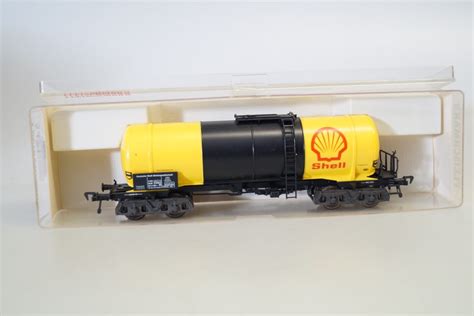 H Fleischmann Kesselwagen Shell Neuw Ovp Gearontologist