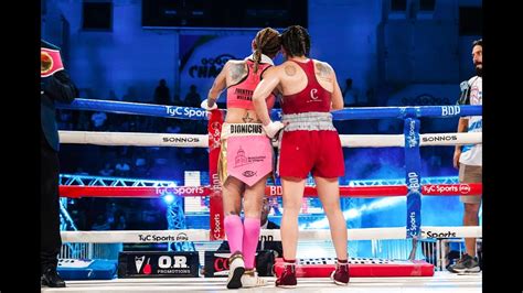 D Bora Dionicius Vs Marcela La Tigresa Acu A Boxeo De Primera