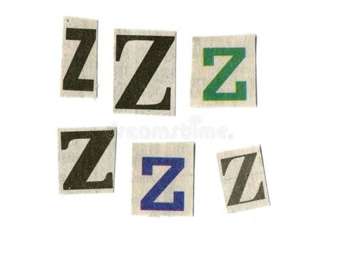 Letter Cut From Newsprint Stock Photo Image Of English 9020506