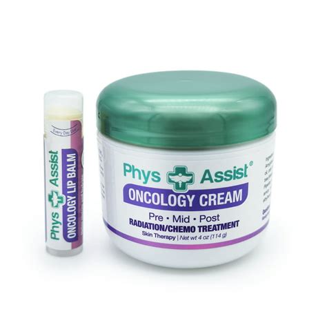 Physassist Oncology Cream 4 Oz With Lip Balm Soothing Calming And