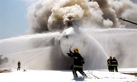 Aeropuerto Puebla Realizar Simulacro Incendio En Infraestructura