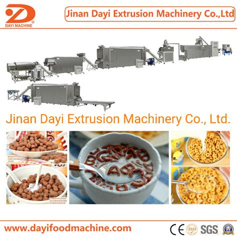 100kg H Automatic Breakfast Cereal Cornflakes Food Extruder Machine