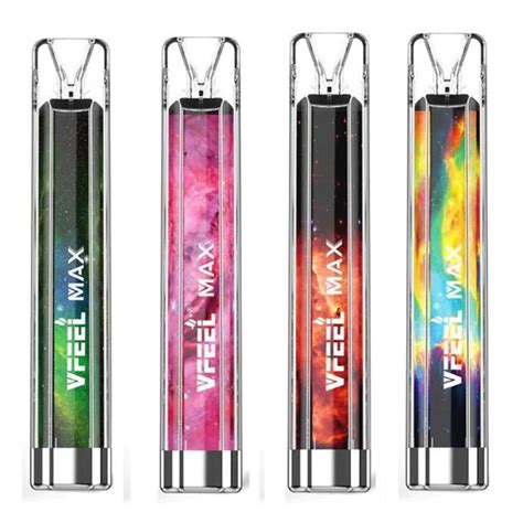 Vfeel Max 600 Disposable Vape Pod 10x Multipack 20mg Aroma King