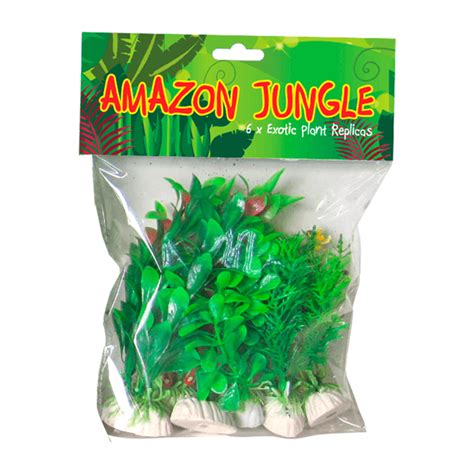 Buy Amazon Jungle Plants Mixed Plastic Plants Online | Better Prices At ...